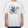 Death In Unicorn Dead, Tricou Oversize Barbati (Unisex)
