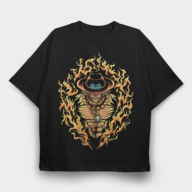 One Piece 57, Tricou Oversize Barbati (Unisex)