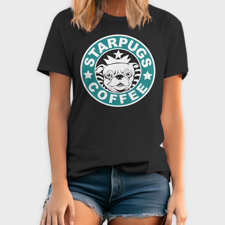 Starpugs Coffee, Tricou Barbati (Unisex)