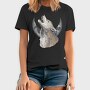 Halloween Howling Wolf, Tricou Barbati (Unisex)