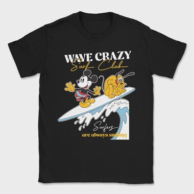 Mickey Mouse Surf Club, Tricou Barbati (Unisex)