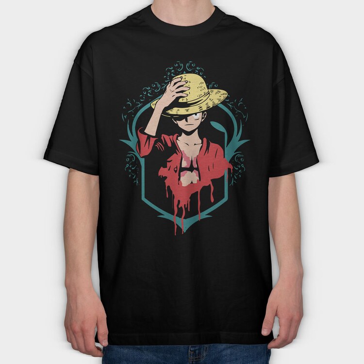 One Piece 25, Tricou Oversize Barbati (Unisex)