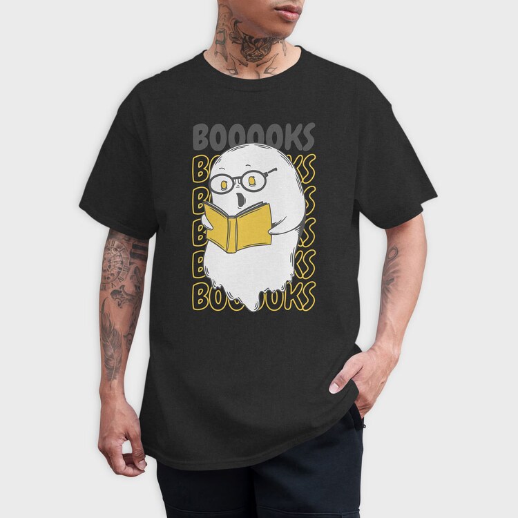 Yellow Book Ghost, Tricou Barbati (Unisex)