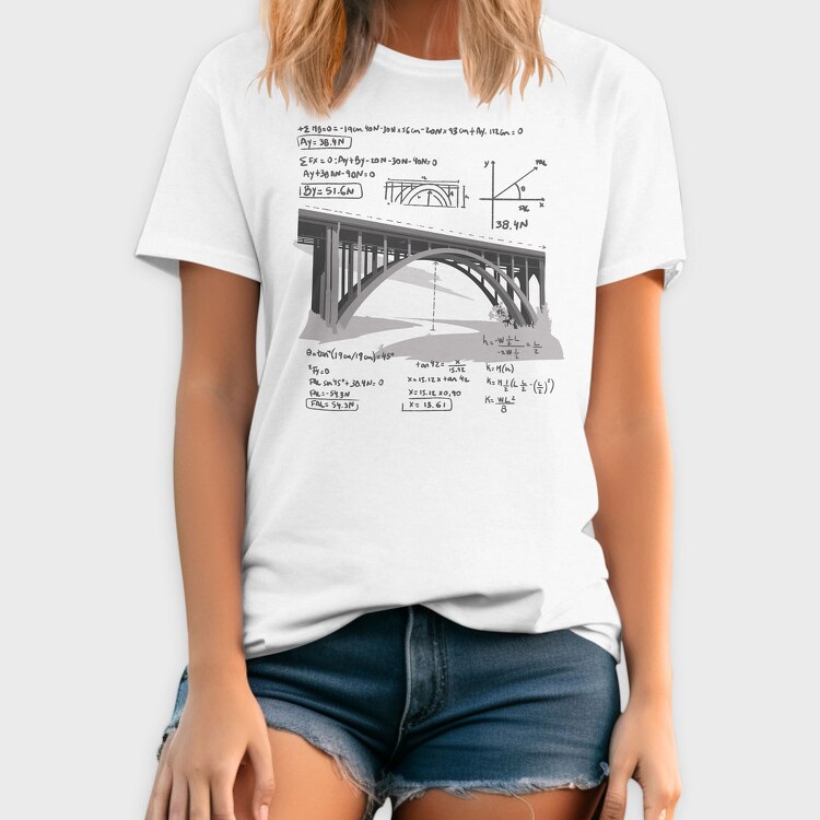 Mathbridge, Tricou Barbati (Unisex)