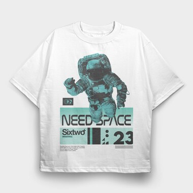 Need Space 1, Tricou Oversize Barbati (Unisex)