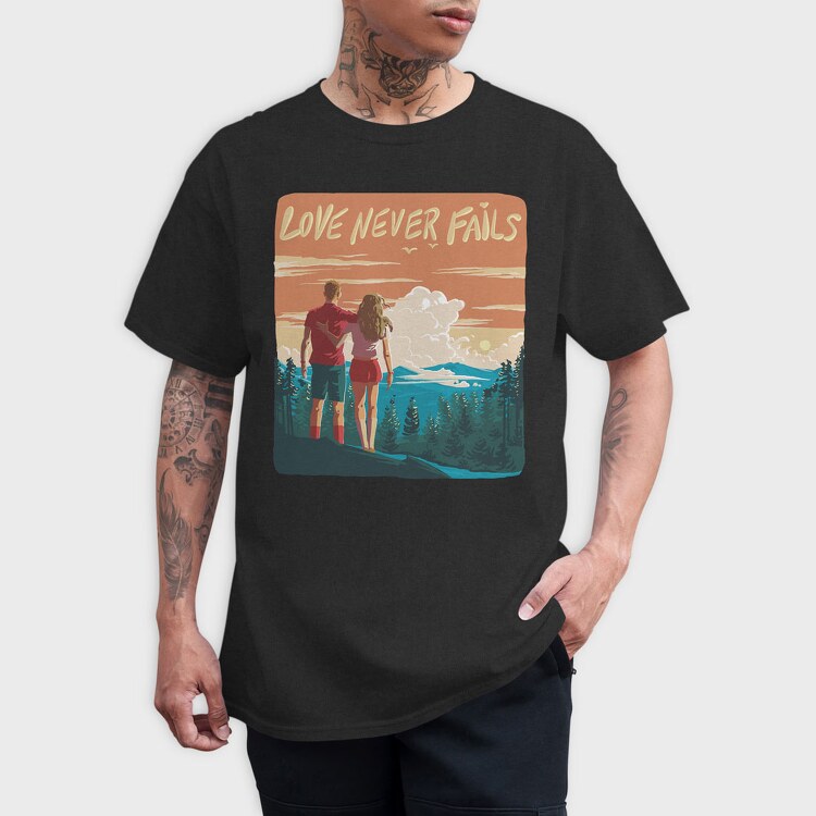 Highcliff Couple, Tricou Barbati (Unisex)