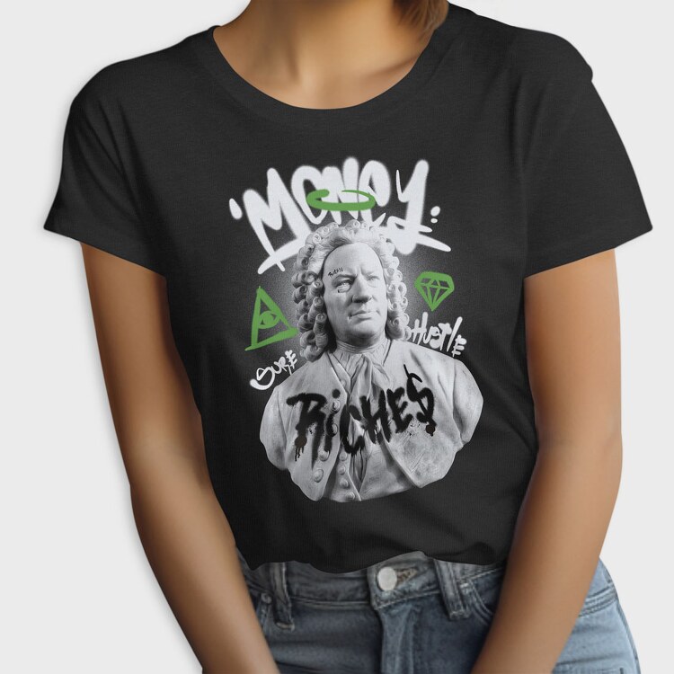 Statue Graffitti Money, Tricou Femei