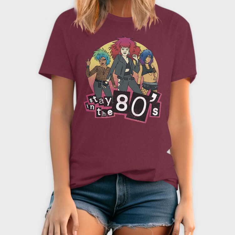 Stay in the 80 S, Tricou Barbati (Unisex)