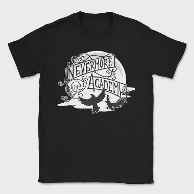 Nevermore Academy Merlina, Tricou Barbati (Unisex)