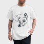 Dog and Cat Heartbeat, Tricou Barbati (Unisex)