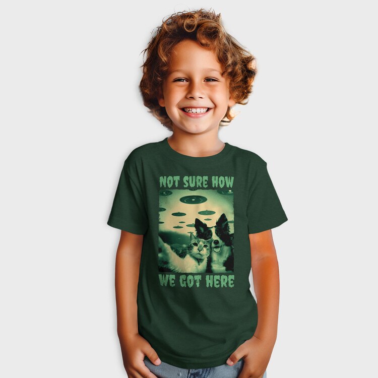 Dog and Cat Ufo, Tricou Copii