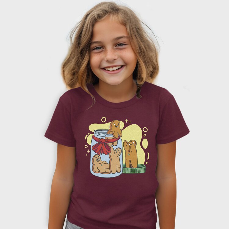 Ginger Cookie Escape Jar, Tricou Copii