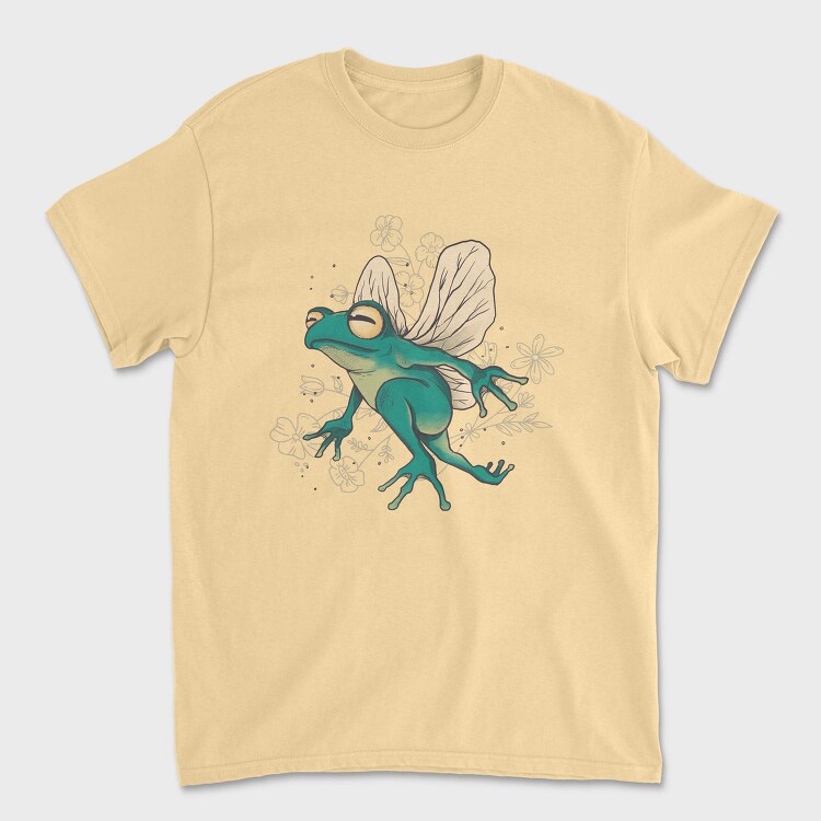 Fairy Frog With Wings, Tricou Barbati (Unisex)