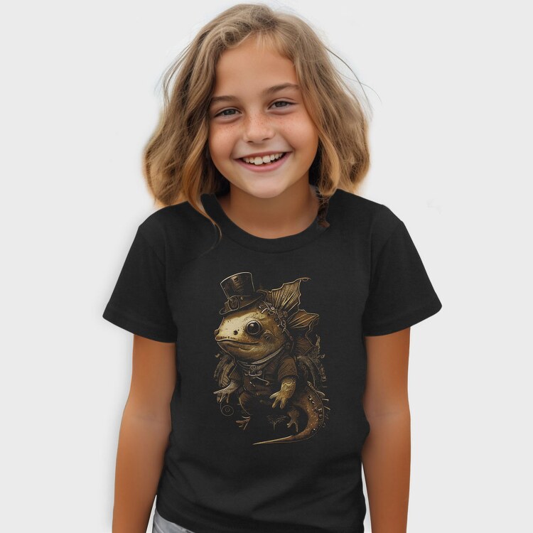 Steampunk Axolotl, Tricou Copii