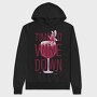 Fairy In Wine Glass Wine, Hanorac Oversize Barbati (Unisex)
