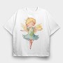 Fairy Wings Flutter, Tricou Oversize Barbati (Unisex)