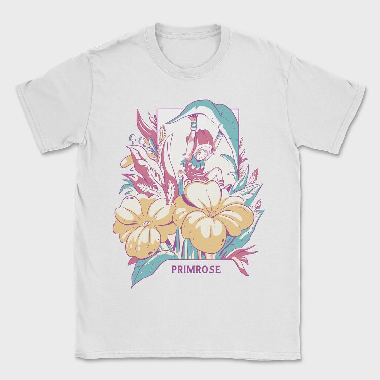 Fairy With Flowers And Plants Fairycore, Tricou Barbati (Unisex)