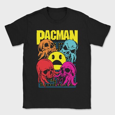Pacman, Tricou Barbati (Unisex)