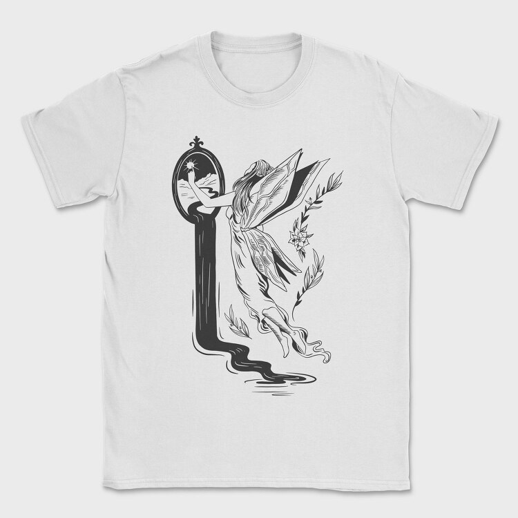 Fantasy Fairy Dark Nouveau Si, Tricou Barbati (Unisex)