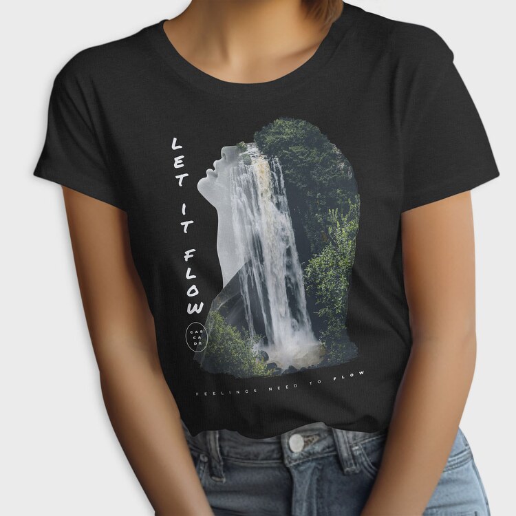 Cascade Woman, Tricou Femei