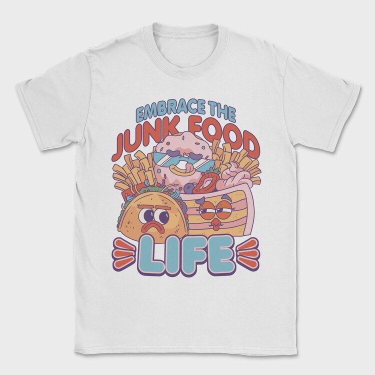 Fast Food Funny, Tricou Barbati (Unisex)