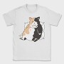 Fat Cat Resting, Tricou Barbati (Unisex)