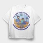 Father And Daughter Gaming, Tricou Oversize Barbati (Unisex)