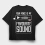 Favorite Sound, Tricou Oversize Barbati (Unisex)