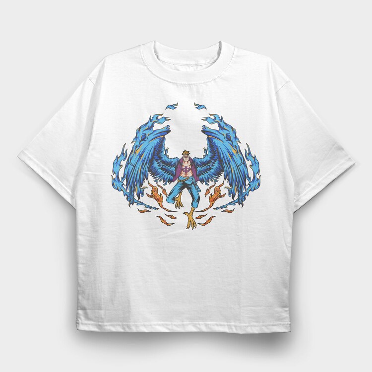 One Piece 107, Tricou Oversize Barbati (Unisex)