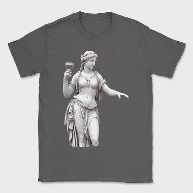 Female Statue Wine Woman, Tricou Barbati (Unisex)