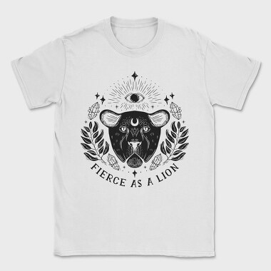 Fierce As A Lion Witch, Tricou Barbati (Unisex)
