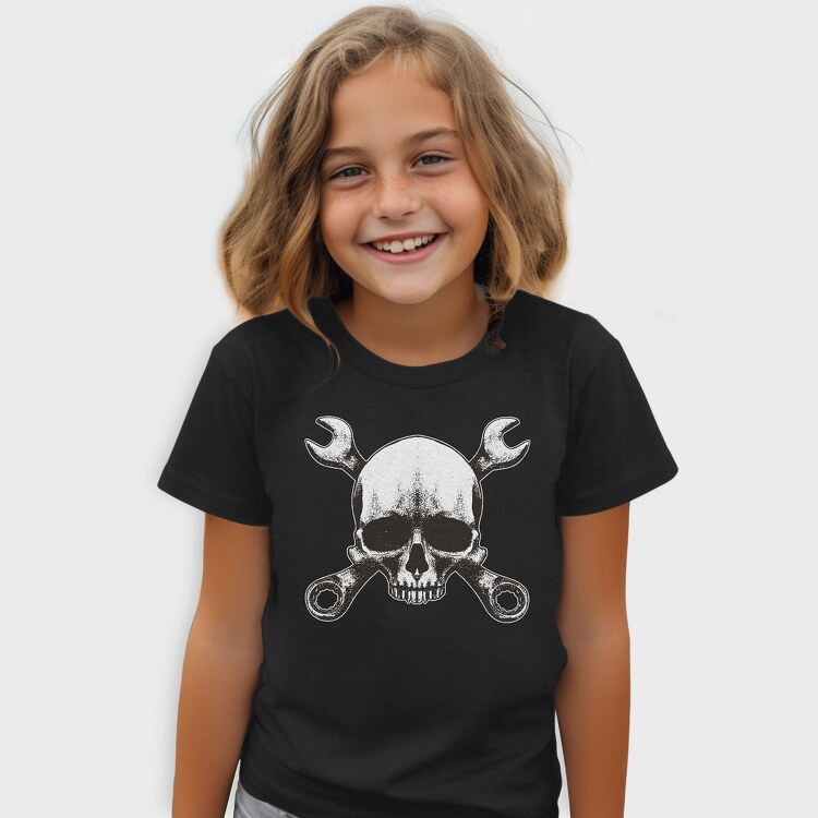 Mechanic Skull Wrench, Tricou Copii