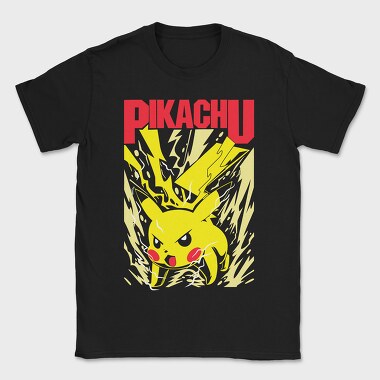 Pikachu, Tricou Barbati (Unisex)