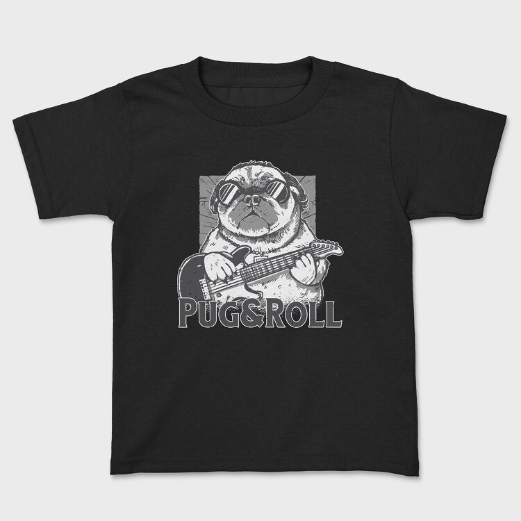 Pug And Roll, Tricou Copii