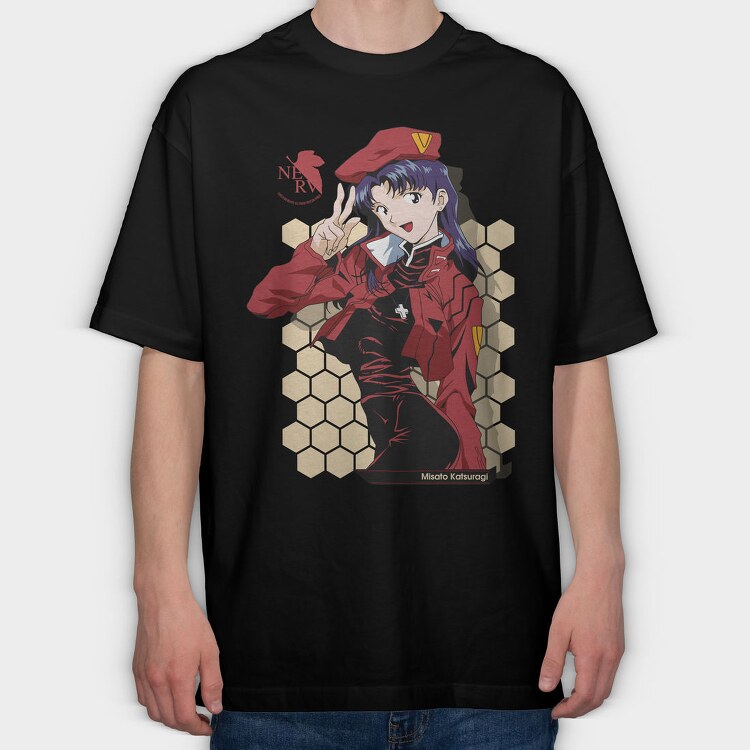 Neon Genesis Evangelion 3, Tricou Oversize Barbati (Unisex)