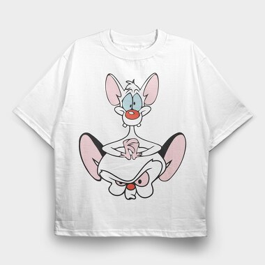 Pinky & the Brain 10, Tricou Oversize Barbati (Unisex)