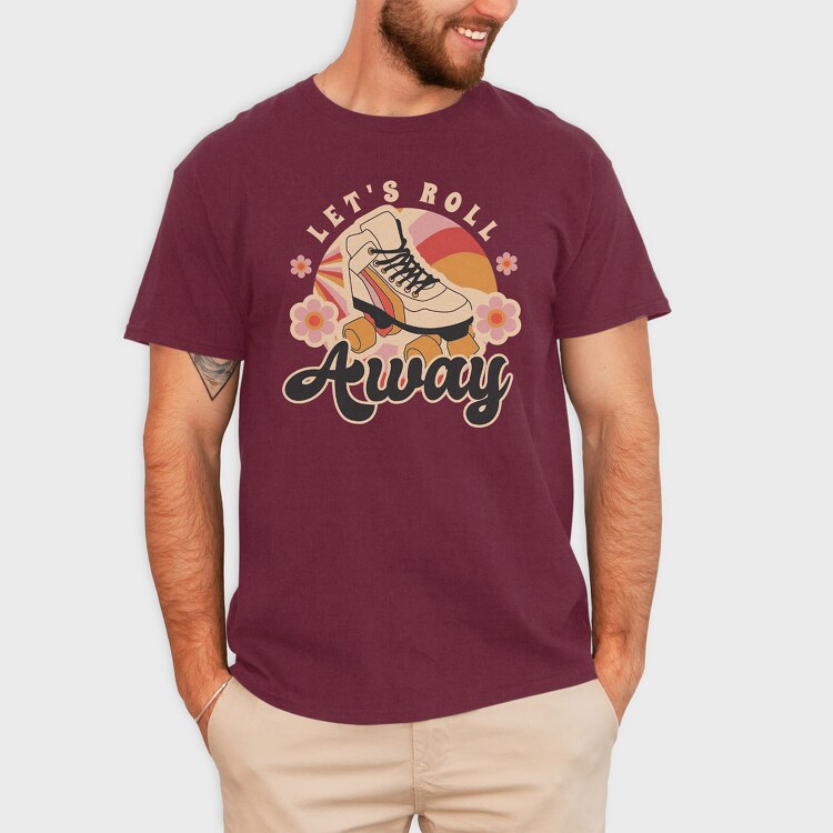 Lets Roll Away, Tricou Barbati (Unisex)