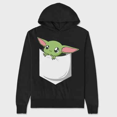 Pocket Baby Yoda 23, Hanorac Oversize Barbati (Unisex)