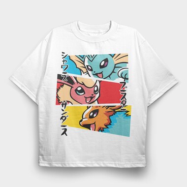 Pokemon 2, Tricou Oversize Barbati (Unisex)