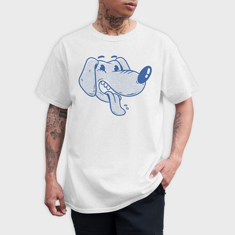 Dog Cartoon, Tricou Barbati (Unisex)
