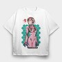 Neon Genesis Evangelion 4, Tricou Oversize Barbati (Unisex)