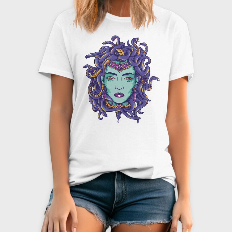 Medusa Face, Tricou Barbati (Unisex)