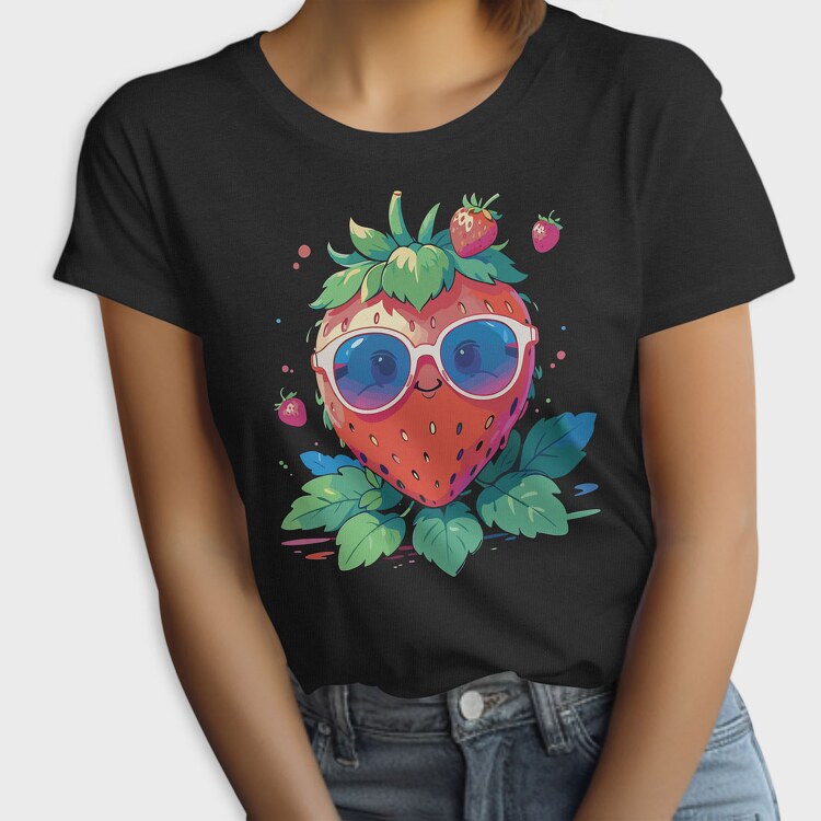Strawbwerry Sunglasses, Tricou Femei