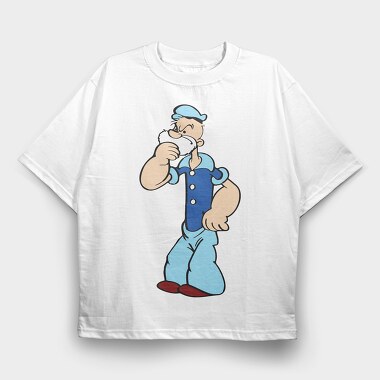 Popeye 17, Tricou Oversize Barbati (Unisex)
