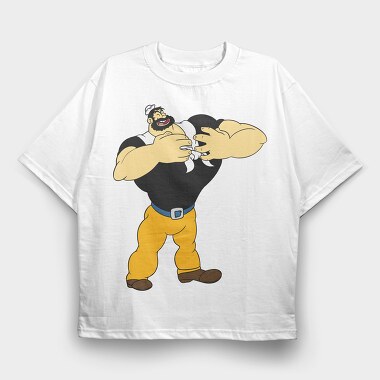 Popeye 24, Tricou Oversize Barbati (Unisex)