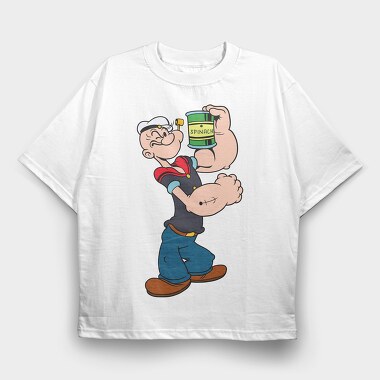 Popeye 6, Tricou Oversize Barbati (Unisex)