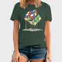 Melting Rubik, Tricou Barbati (Unisex)