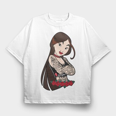 Princess Rockstar 7, Tricou Oversize Barbati (Unisex)