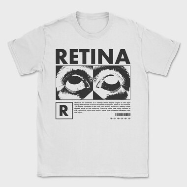 Retina 1, Tricou Barbati (Unisex)