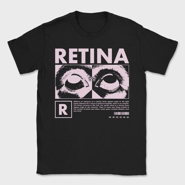 Retina 2, Tricou Barbati (Unisex)